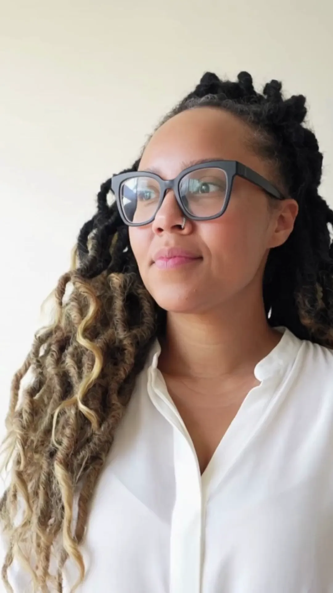 Desiree, the lash and brow artist at Central Oasis in Northeast Portland